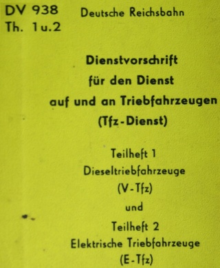 Dienstvorschrift 938 Handverschlüsse