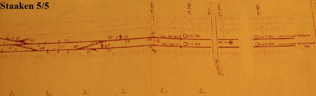 Staaken5-1280 Gleislageplan Grenzbahnhof Berlin-Staaken vor der Wende